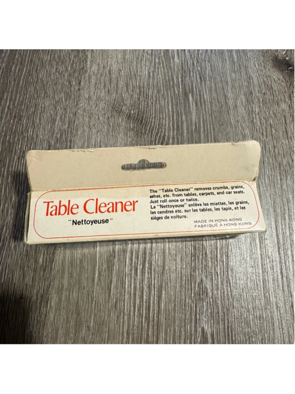 Vintage 80s Nettoyeuse Table Cleaner Crumb Sweeper One Size Orange Blue